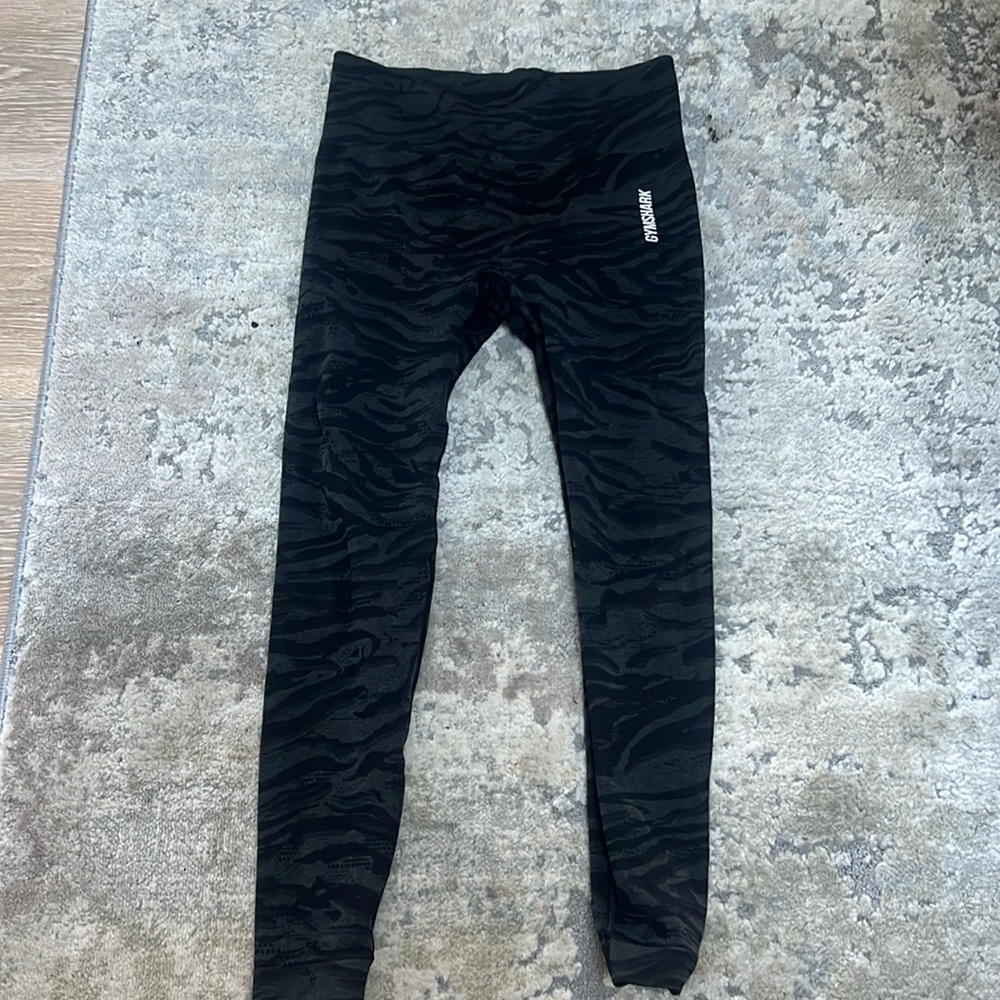 Gymshark Zebra Animal Adapt Seamless Scrunch Leggings
